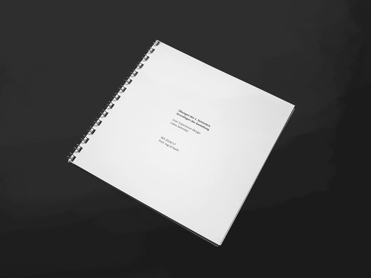 Gestaltungsbooklet – Layout. 